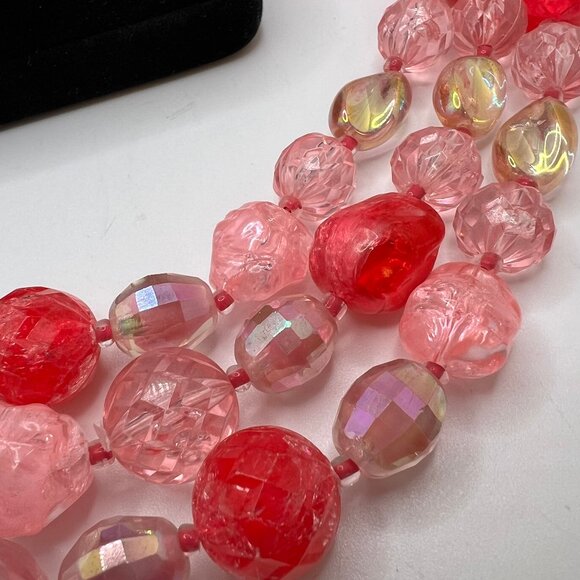 Western Germany Watermelon Necklace and Clip Earrings set - Picture 2 of 4